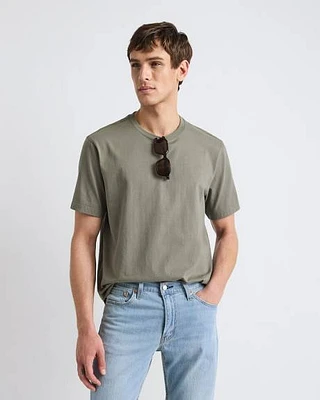 T-Shirt à Manches Courtes et Col Rond
