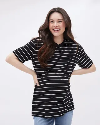 Striped Relaxed-Fit Short-Sleeve Tee