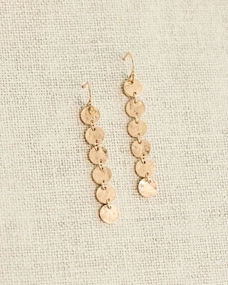 Small Disc Pendant Earrings