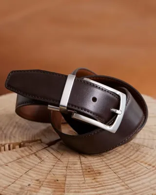 RW&CO. - Reversible Belt with Classic Buckle Major Brown
