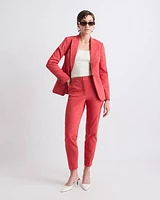 Pantalon Indispensable Coupe Courbes Longueur Cheville à Jambe Étroite et Taille Mi-Haute