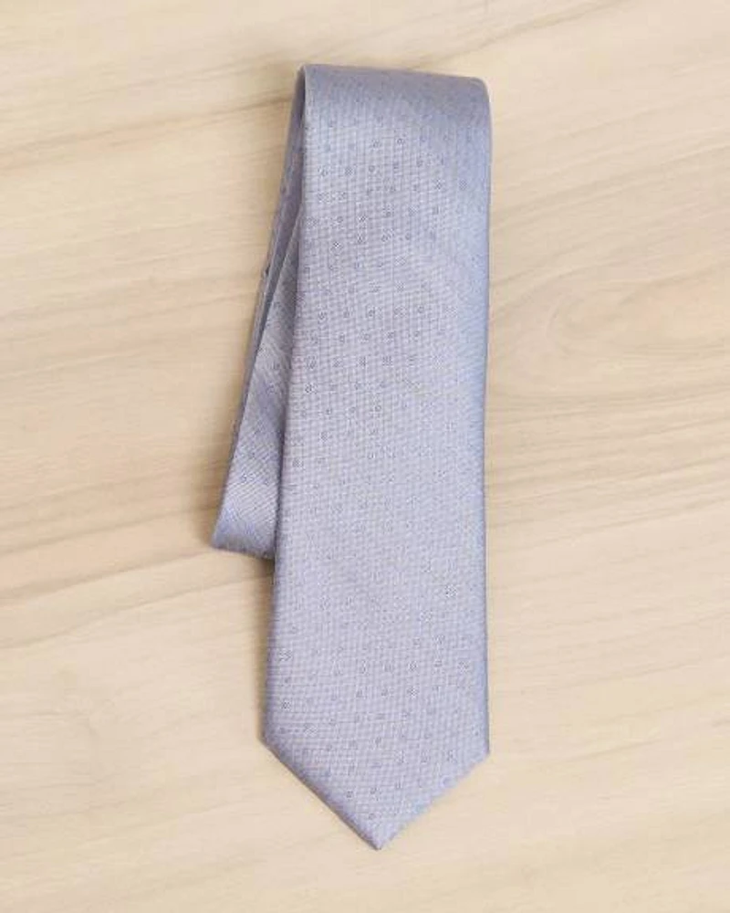 Regular Tie with Textured Dots