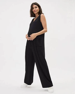 Relaxed-Fit Nursing Jumpsuit