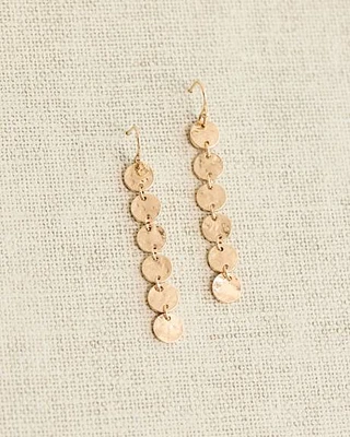 Small Disc Pendant Earrings