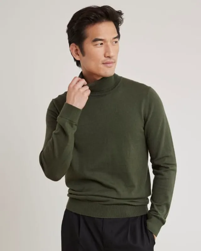 RW&CO. - Basic Long-Sleeve Turtleneck Sweater
