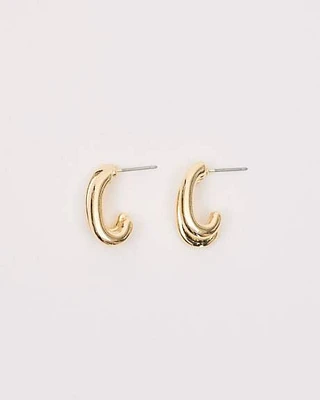 Small Double Hoops