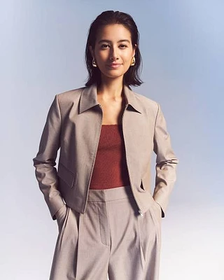 Taupe Worker Jacket