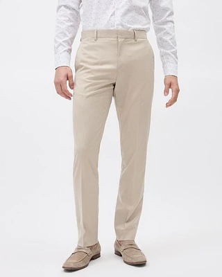Slim-Fit Beige Suit Pant