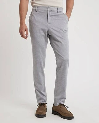 Slim-Fit Light Grey Knit City Pant