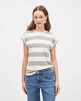 Classic-Fit Extended-Sleeve Crew-Neck Tee