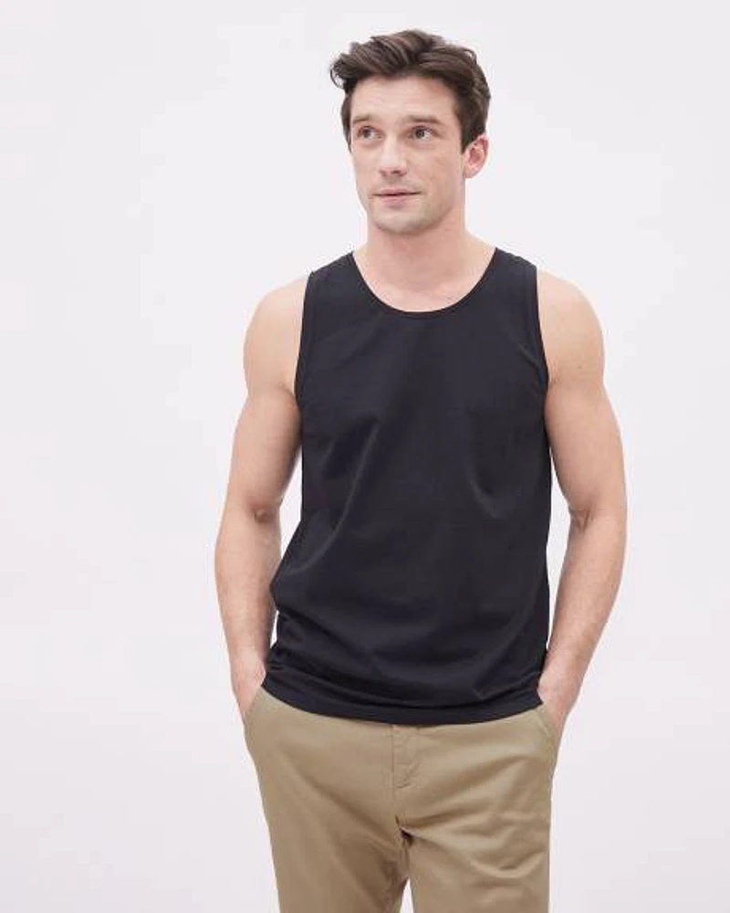 Supima Cotton (R) Crew-Neck Tank Top