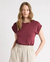 Classic-Fit Extended-Sleeve Crew-Neck Tee