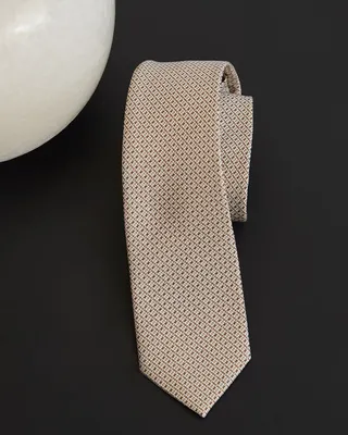 RW&Co Regular Two-Tone Beige Tie men