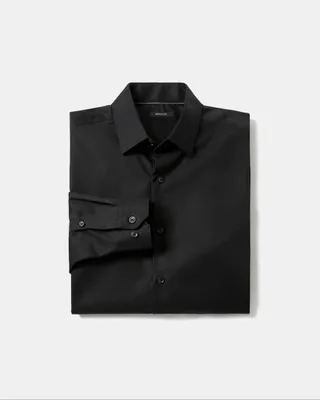 RW&CO. - Solid Twill Dress Shirt Blue