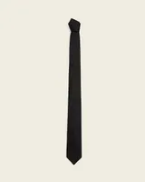 Regular Black Solid Tie