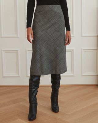 midi skirt knee length