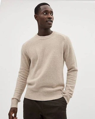 Cashmere-Wool Crew-Neck Sweater