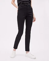 Black High-Rise Natalie Ankle Jegging