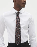 Regular Tie with Floral Pattern