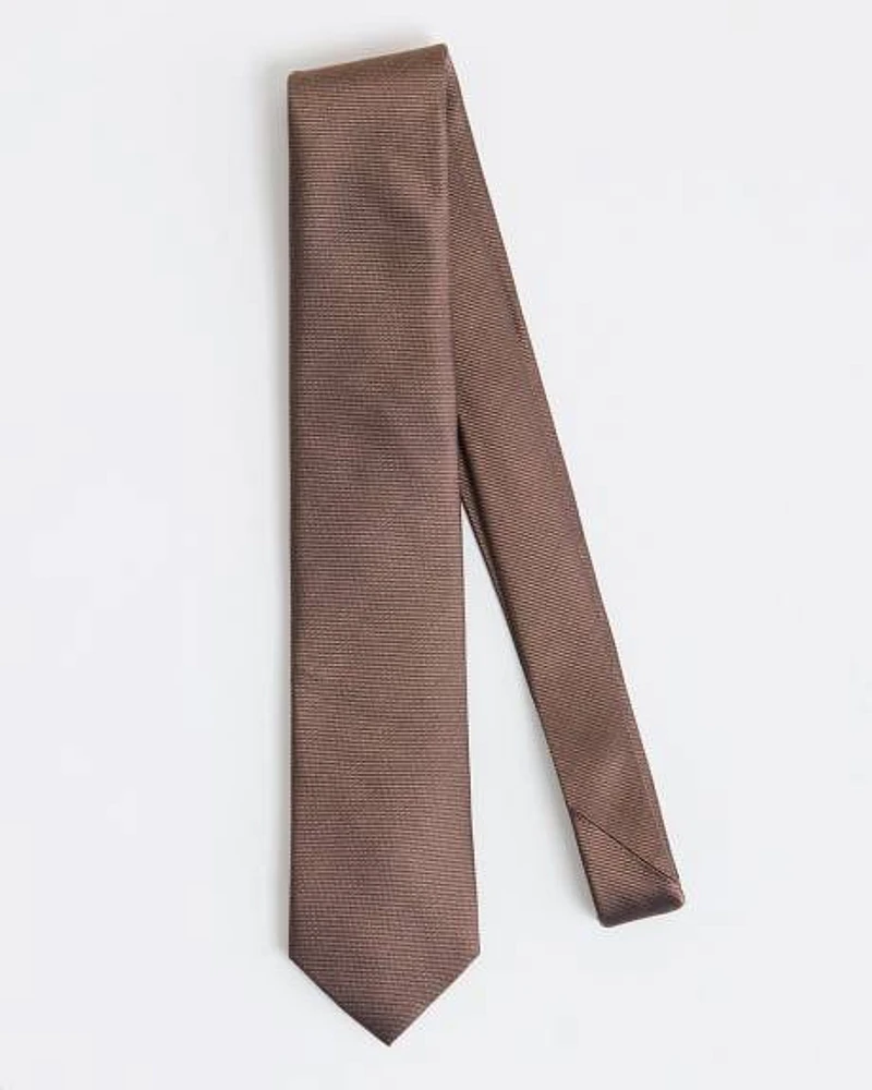 Brown Regular Tie