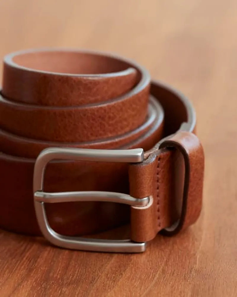 Reversible Black and Tan Leather Belt