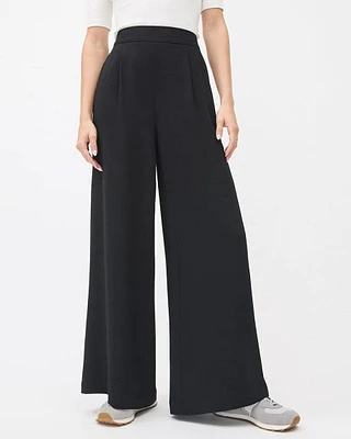 RW&CO. - Black Pull-On High-Rise Wide-Leg Pant