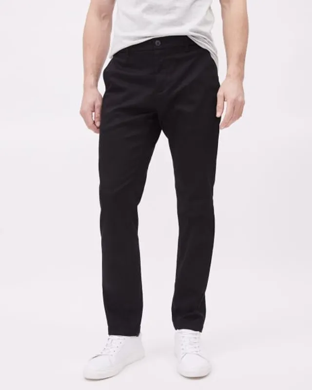 Solid Slim-Fit Corduroy Pants