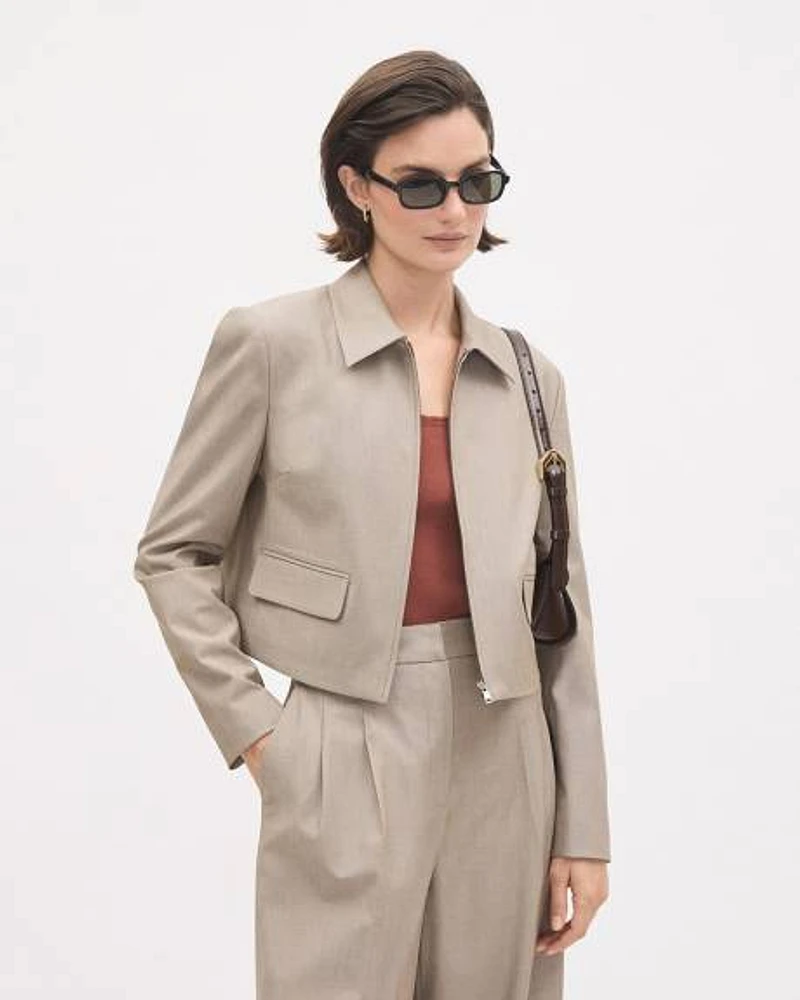 Taupe Worker Jacket