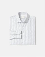 Tailored-Fit Dress Shirt with Micro Geo Print