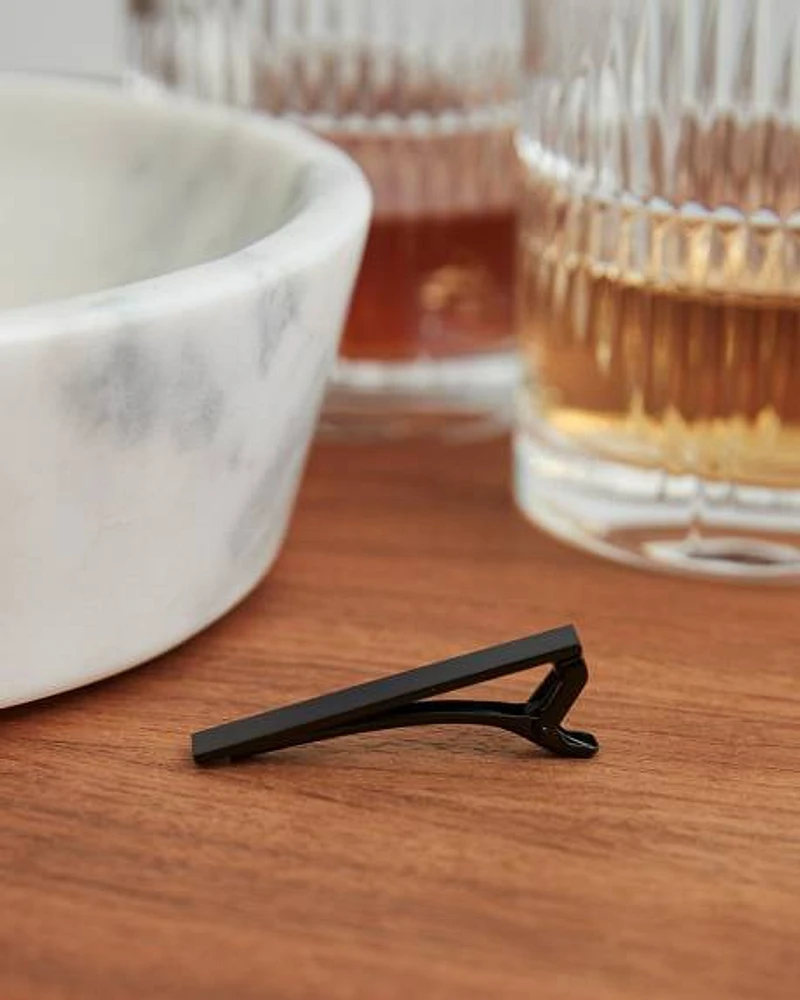 Matte Black Tie Bar