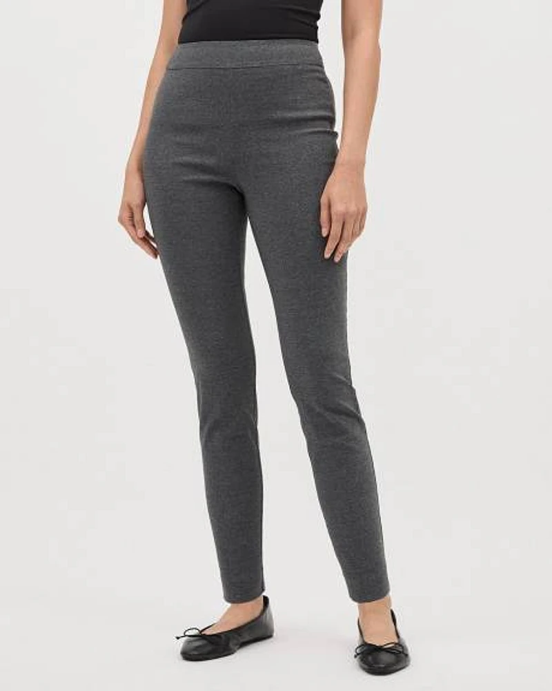 Ankle-Length Twill City Legging Pant