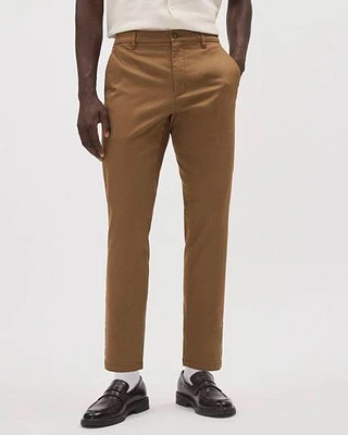 Slim-Fit Cropped Chino Pant