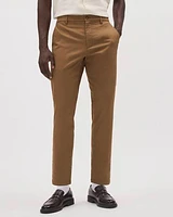 Slim-Fit Cropped Chino Pant