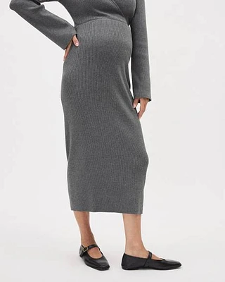 Pencil Midi Sweater Skirt