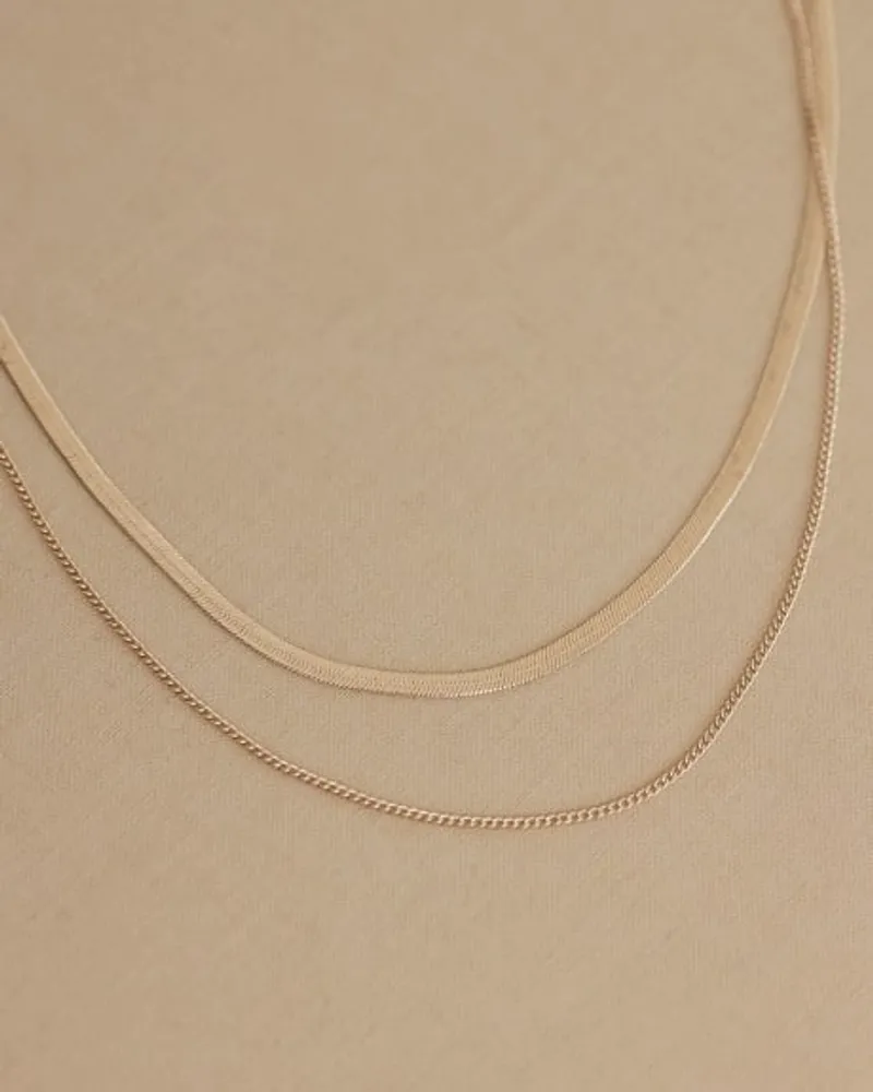 Short Double-Chain Necklace