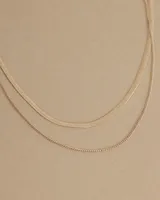 Short Double-Chain Necklace