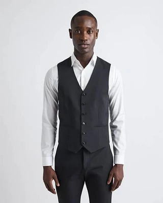 Black Suit Vest