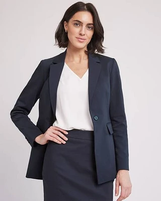 Limitless One-Button Fitted Blazer