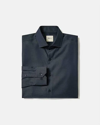 Tailored-Fit Two-Tone Dobby Dress Shirt