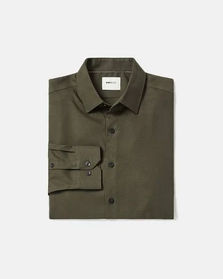 Chemise Habillée Style Tricot à Coupe Étroite