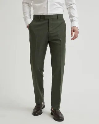 Tailored Fit Dark Green Suit Pant