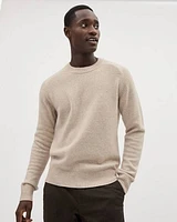 Cashmere-Wool Crew-Neck Sweater