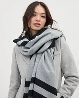 Scarf with Contrast Trims