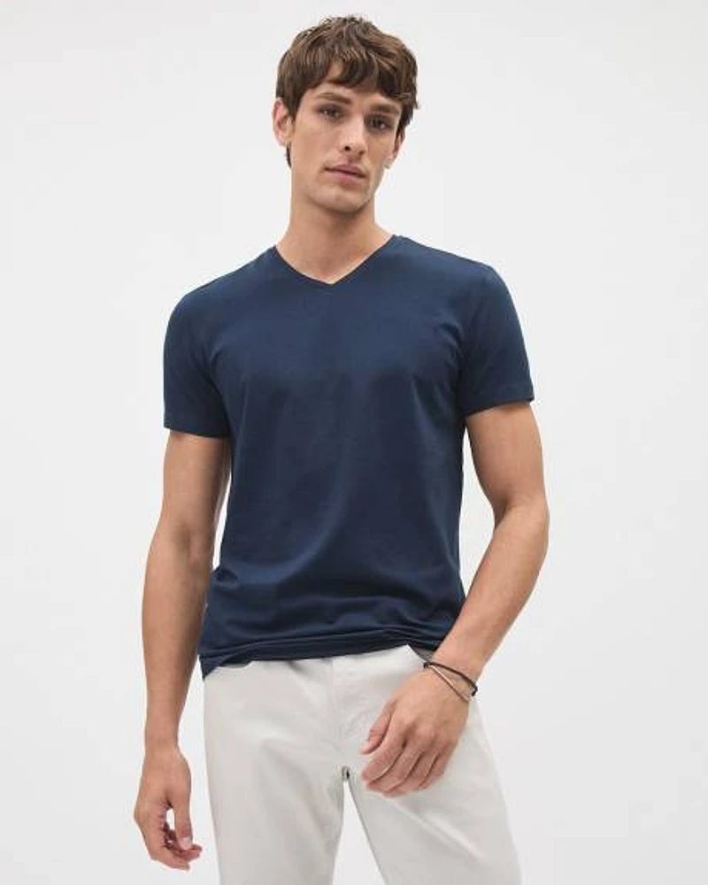 Supima Cotton (R) V-Neck T-shirt