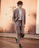 Relaxed-Fit Rose Taupe Suit Pant