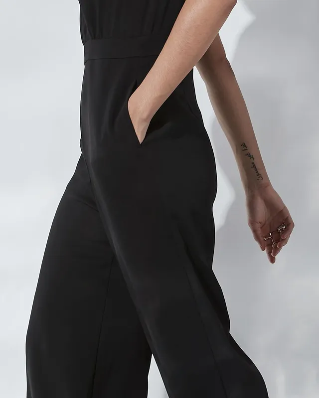 Asymmetrical Colour Block Jumpsuit