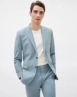 Tailored-Fit Blue Suit Blazer