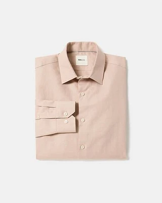 Tailored-Fit Linen Dress Shirt