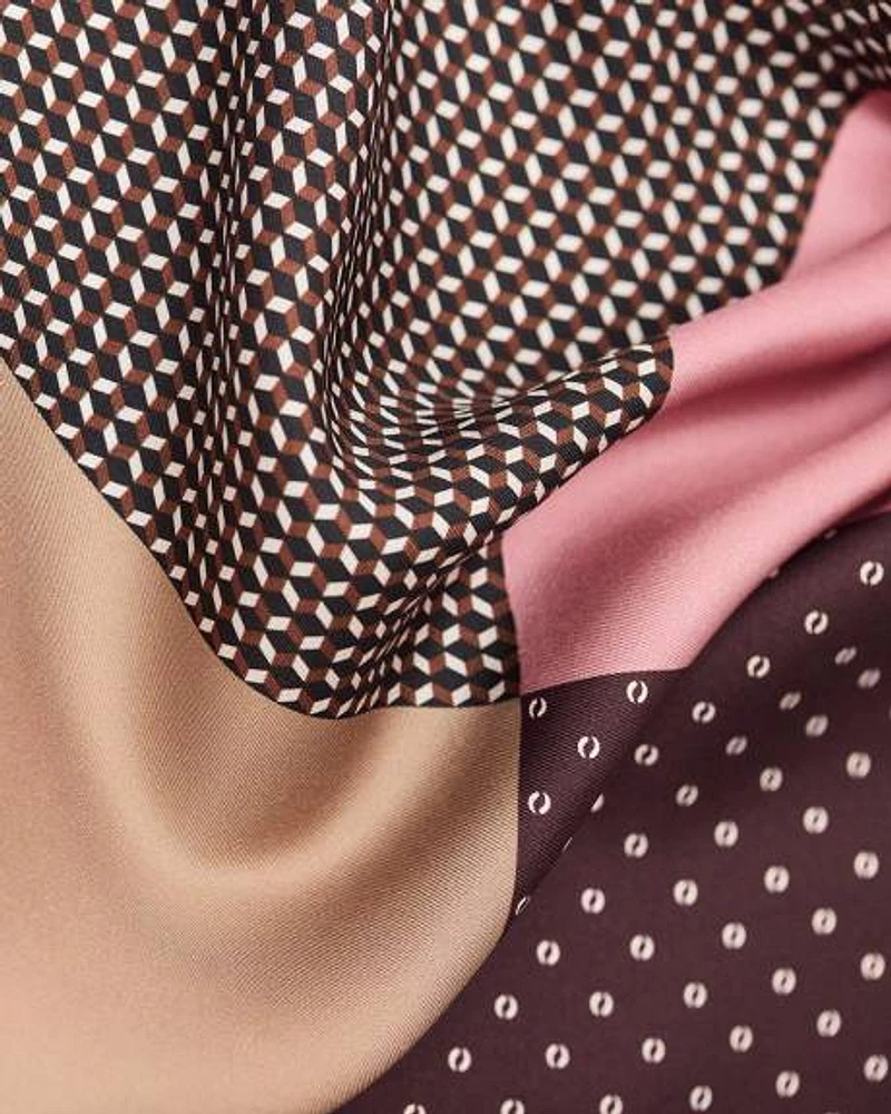 Pink-Beige Handkerchief