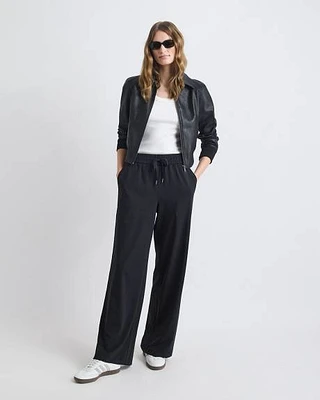High-Rise Wide-Leg 4-Way Stretch Pant